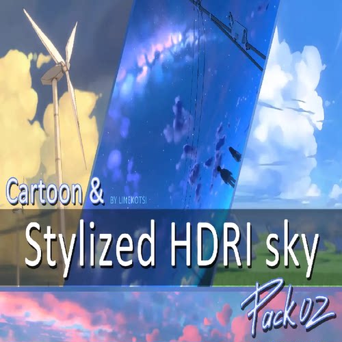 Unity3D卡通天空盒 Cartoon Stylized HDRI sky Pack 02 1.0