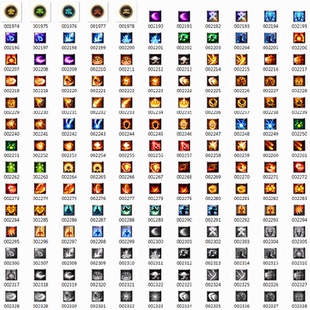 传奇图标素材装备高清金木水火土技能战士法师道士技能图标素材