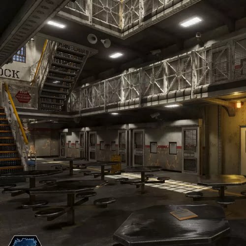 Unity3D Modular Prison Pack 1.4 监狱场景