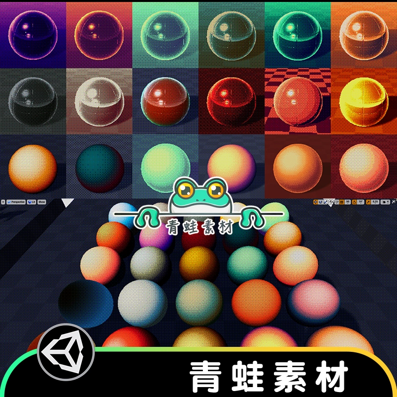 UE5虚幻4材质抖动自发光着色器渐变轮廓后处理Dithering Shader