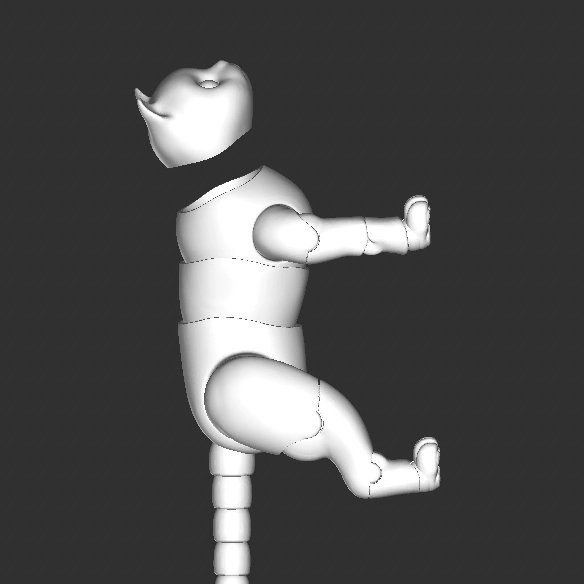 bjd｜猫猫可活动关节小猫咪bjd建模stl素材手办潮玩娃娃3D打印