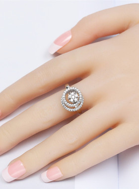 旋转韩版时尚风抖音同款指环女戒