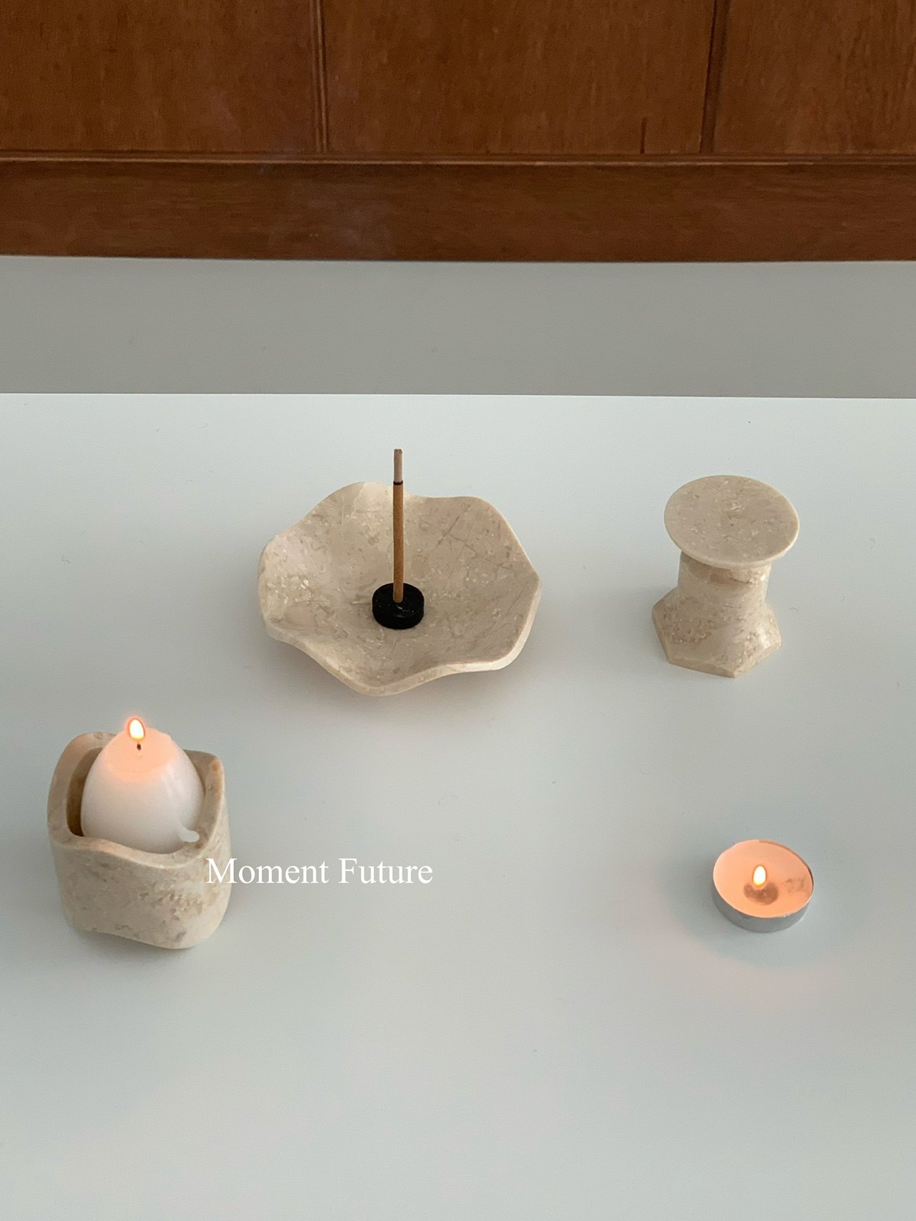Moment Future大理石摆件线香插烛台装饰品复古小众桌面浪漫托盘,家居饰品,香托/香盘/香座/香插,淘宝优惠券,粉丝福利购,淘宝优惠卷