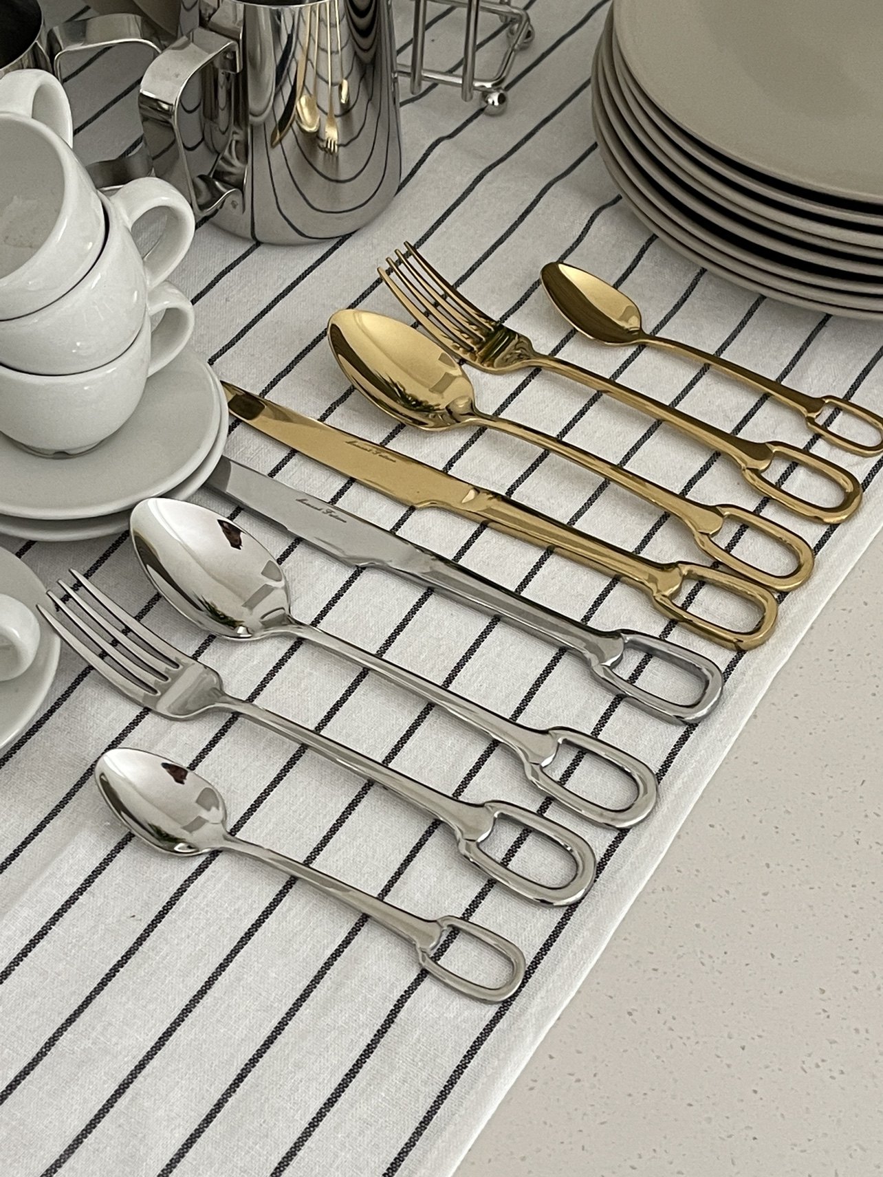 带挂钩环不锈钢餐具西餐