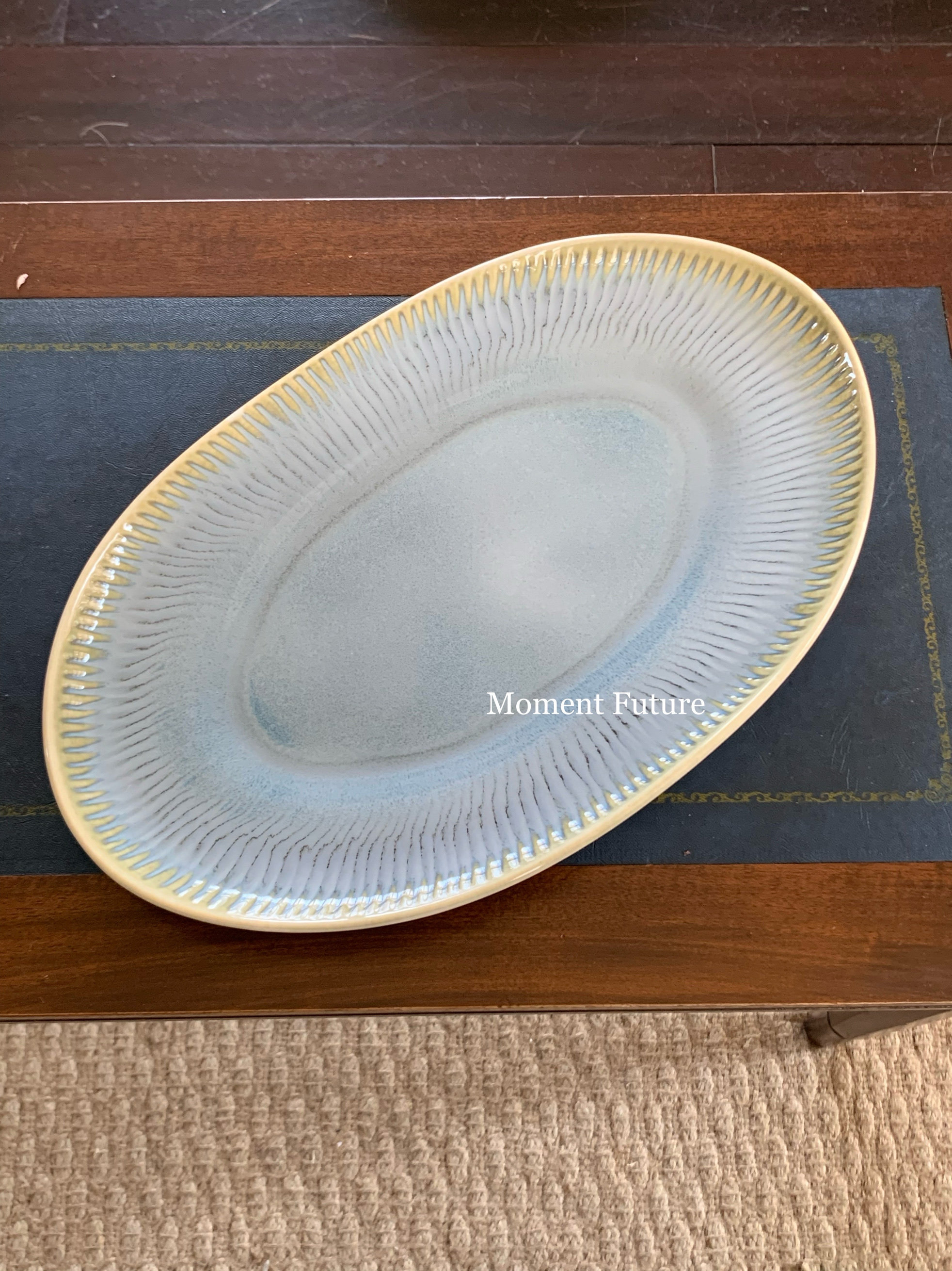 Moment Future复古风陶瓷盘子菜盘家用餐具鱼盘沙拉意面碗薯条盘,餐饮具,盘,淘宝优惠券,粉丝福利购,淘宝优惠卷