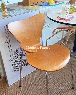 单人不锈钢简约韩系椅子