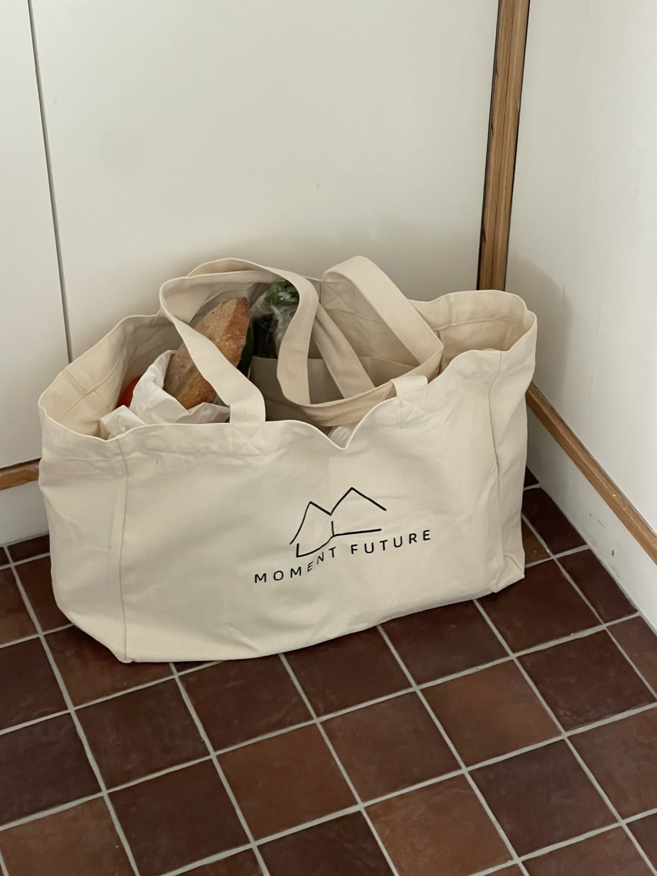 Moment Future简约文艺帆布袋行李收纳袋水果蔬菜购物袋内袋隔开,收纳整理,购物袋/环保袋/帆布袋,淘宝优惠券,粉丝福利购,淘宝优惠卷