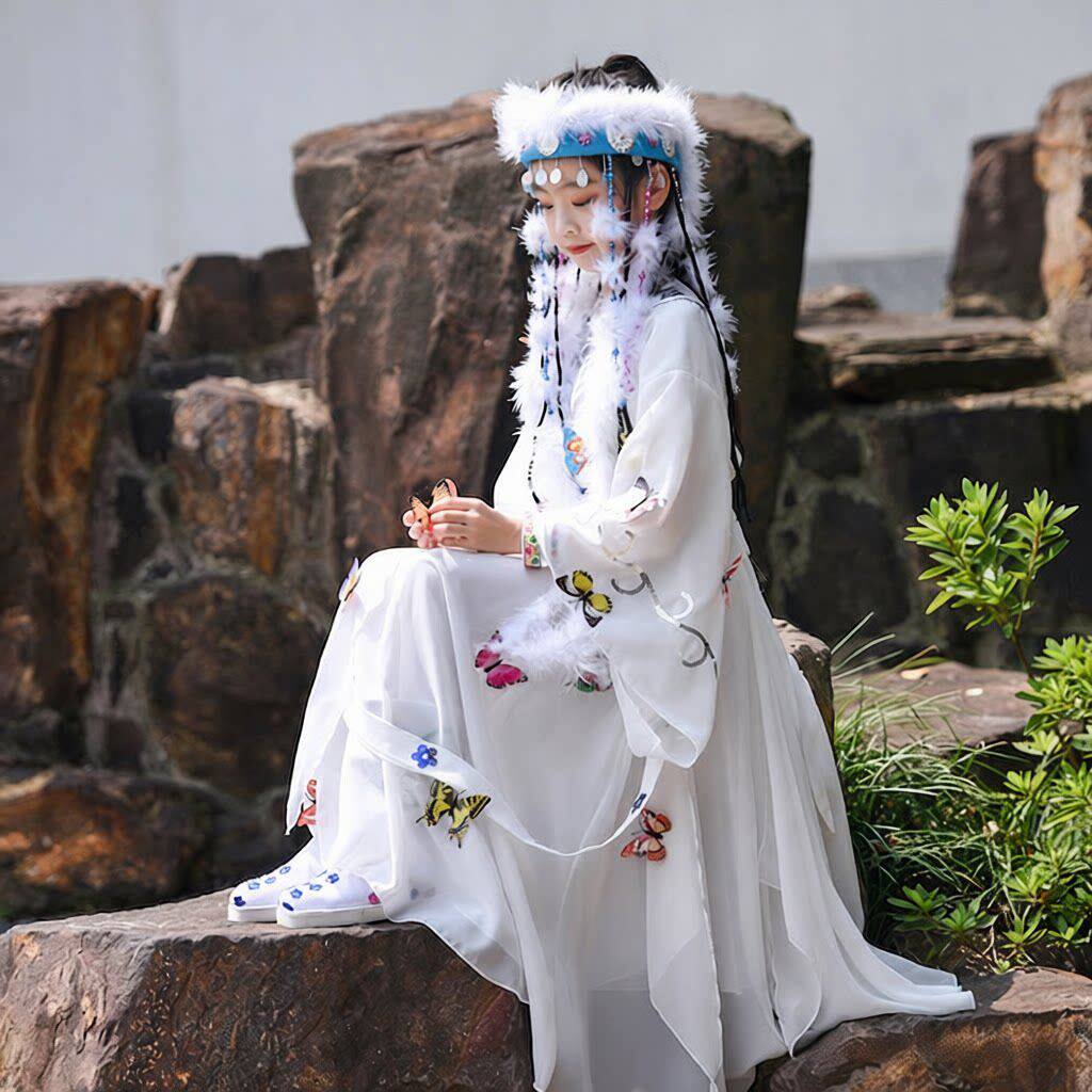 香妃同款衣服儿童公主演出服格格服含香中国风套装表演服小女孩