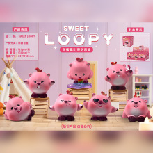 小粉狸SWEET 热销爆款 饰品一身反骨 LOOPY潮玩盲盒手办周边家具装