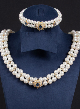 项链套装贝壳珍珠女手链首饰饰品