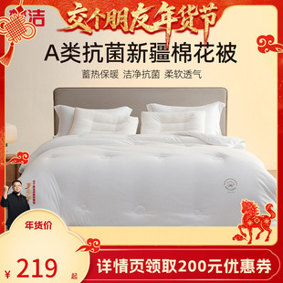 梦洁100棉花秋冬加厚保暖被芯棉 1日早10付定 交个朋友先加购