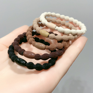 头绳2025新款高端皮套女皮筋女扎头高弹力耐用 马尾发绳发圈简约