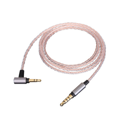 HD598 515 518 549 木馒头QC25QC35单晶铜耳机升级线