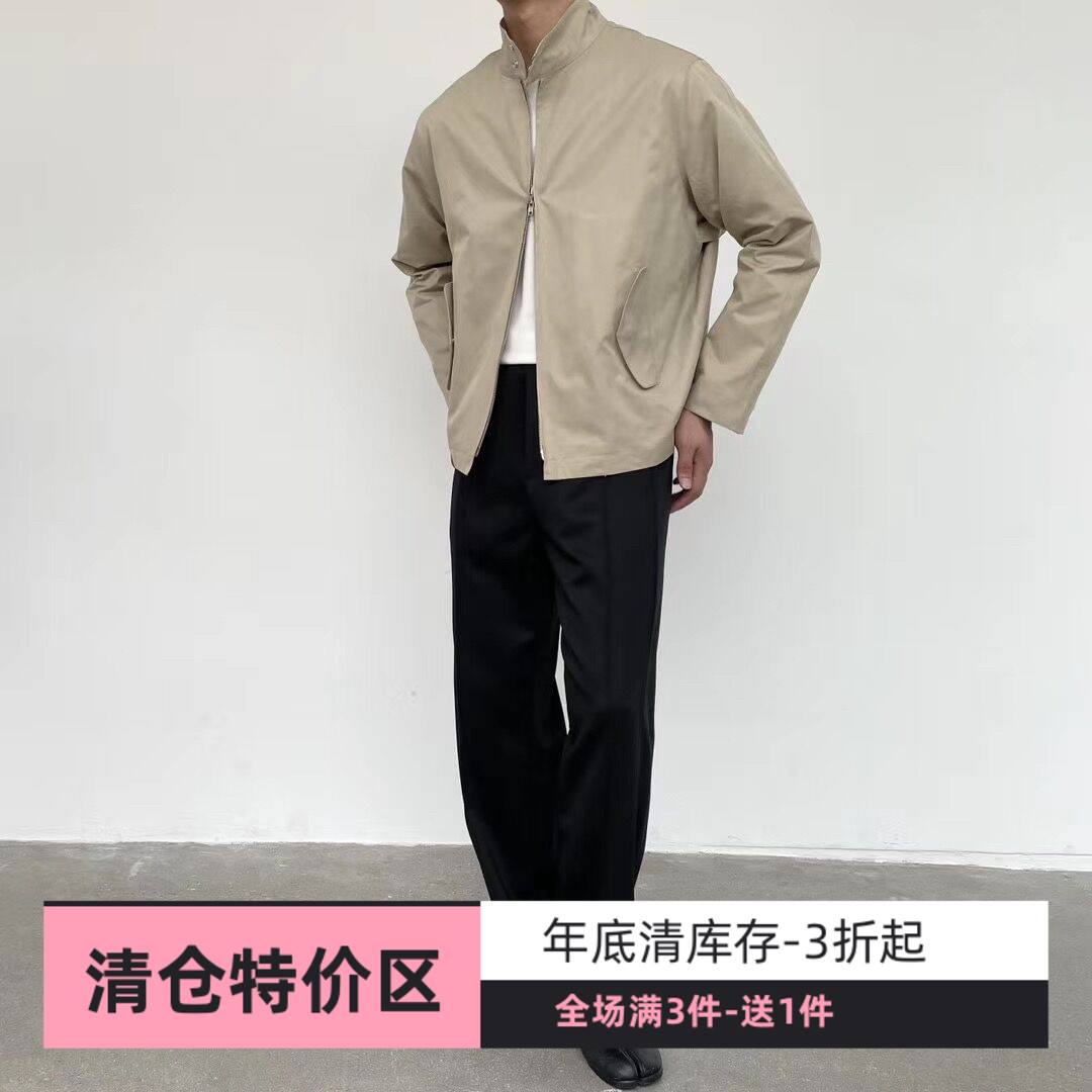 2020春秋款自制半高领夹克潮流