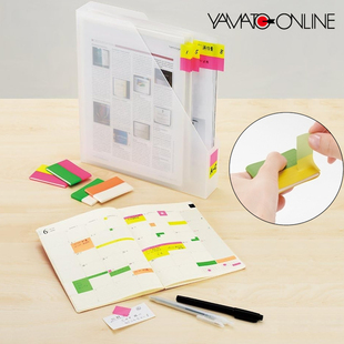 日本yamato CHIGIRU新型便签可书写全背胶创意便利贴切割线随意撕