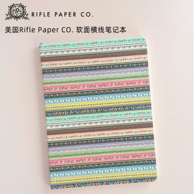 美国Rifle Paper Co软面横线笔记本复古吉玛日记本高颜值北欧ins