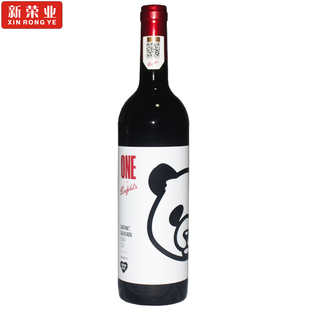 奔富一号 联名系列熊猫 赤霞珠 红葡萄酒750ml/瓶 中国干红葡萄酒