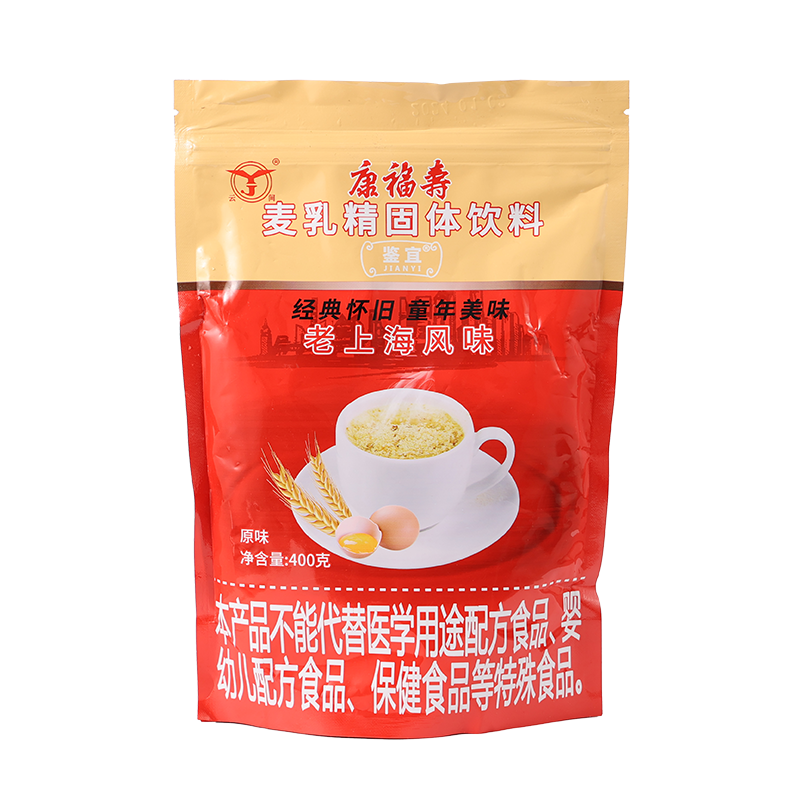 云间康福寿麦乳精400g袋装冲饮品