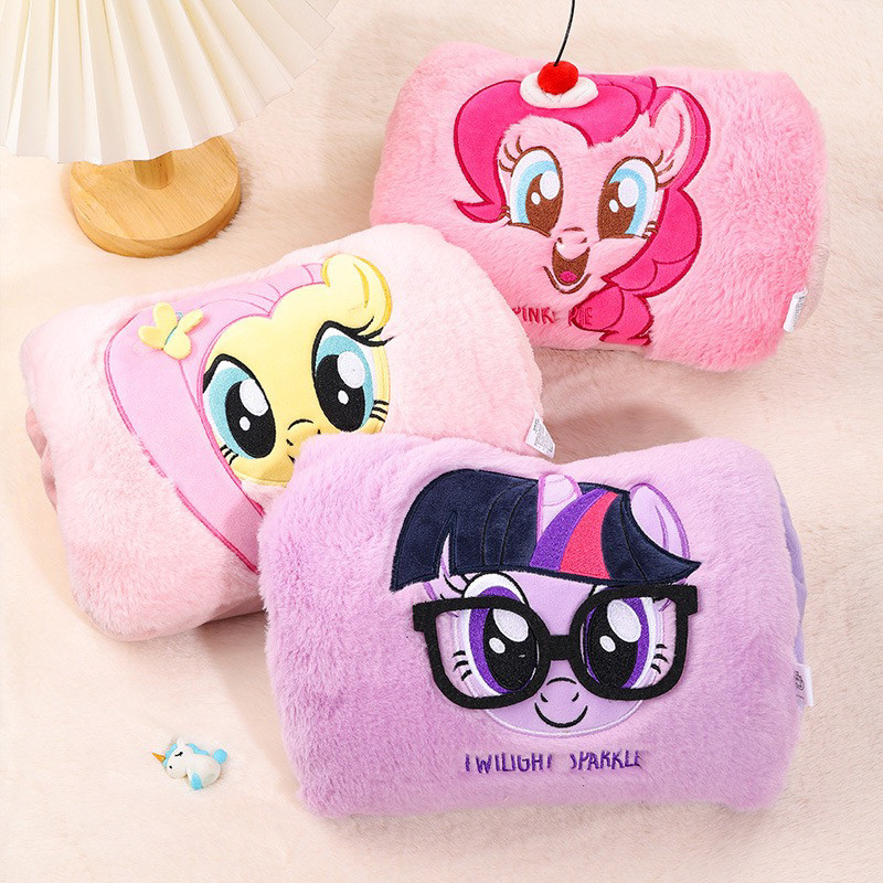 新款小马宝莉毛绒热水袋可爱卡通高颜值防爆电暖水袋保暖暖手宝,居家日用,热水袋,淘宝优惠券,粉丝福利购,淘宝优惠卷