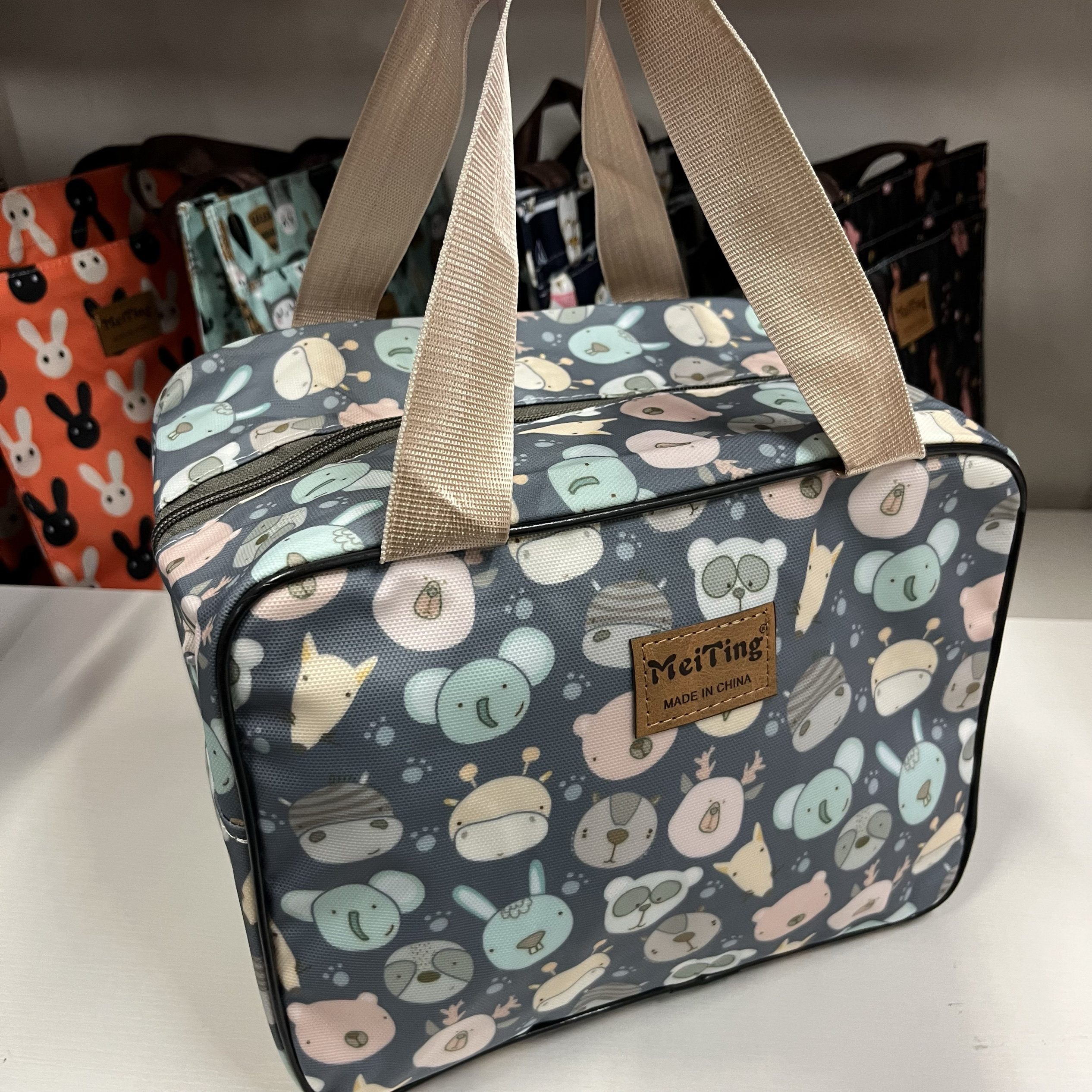 2024新款防水便当包便携式手提出差旅行洗漱包大容量收纳学生饭盒