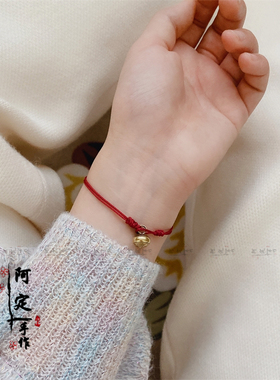 紫檀祥云转运珠情侣原创复古手链