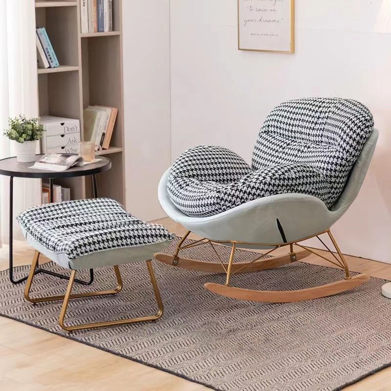 欧式轻奢摇椅躺椅懒人沙发蜗牛椅