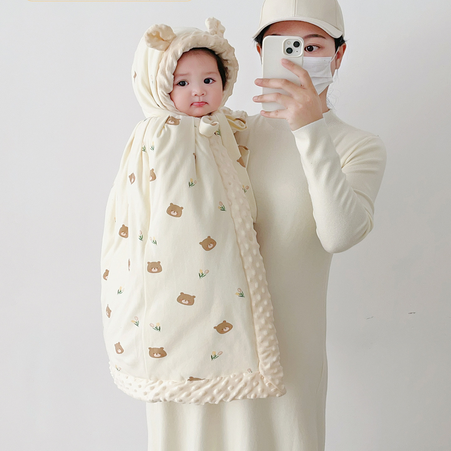 日系婴儿披风斗篷秋冬外出宝宝防风外套加厚挡风抱被儿童披肩冬季,童装/婴儿装/亲子装,披风/斗篷,淘宝优惠券,粉丝福利购,淘宝优惠卷