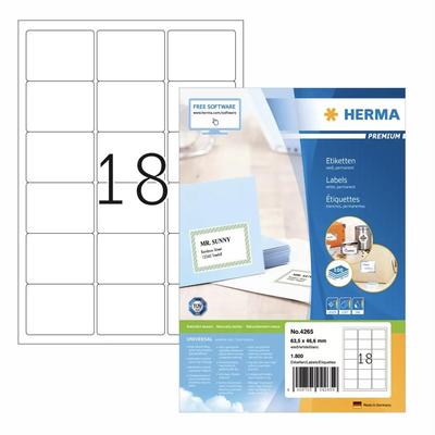 豪玛牌4265不干胶标签纸