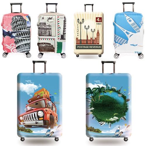 Модный милый чемодан, эластичный защитный чехол, увеличенная толщина, 32 дюймов