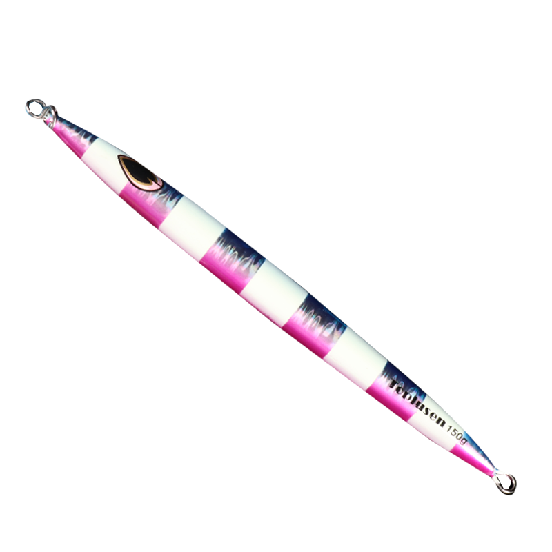 路盛黄鲣速沉铁板路亚饵夜光双钩150g-250南油深海船钓金枪石斑鱼