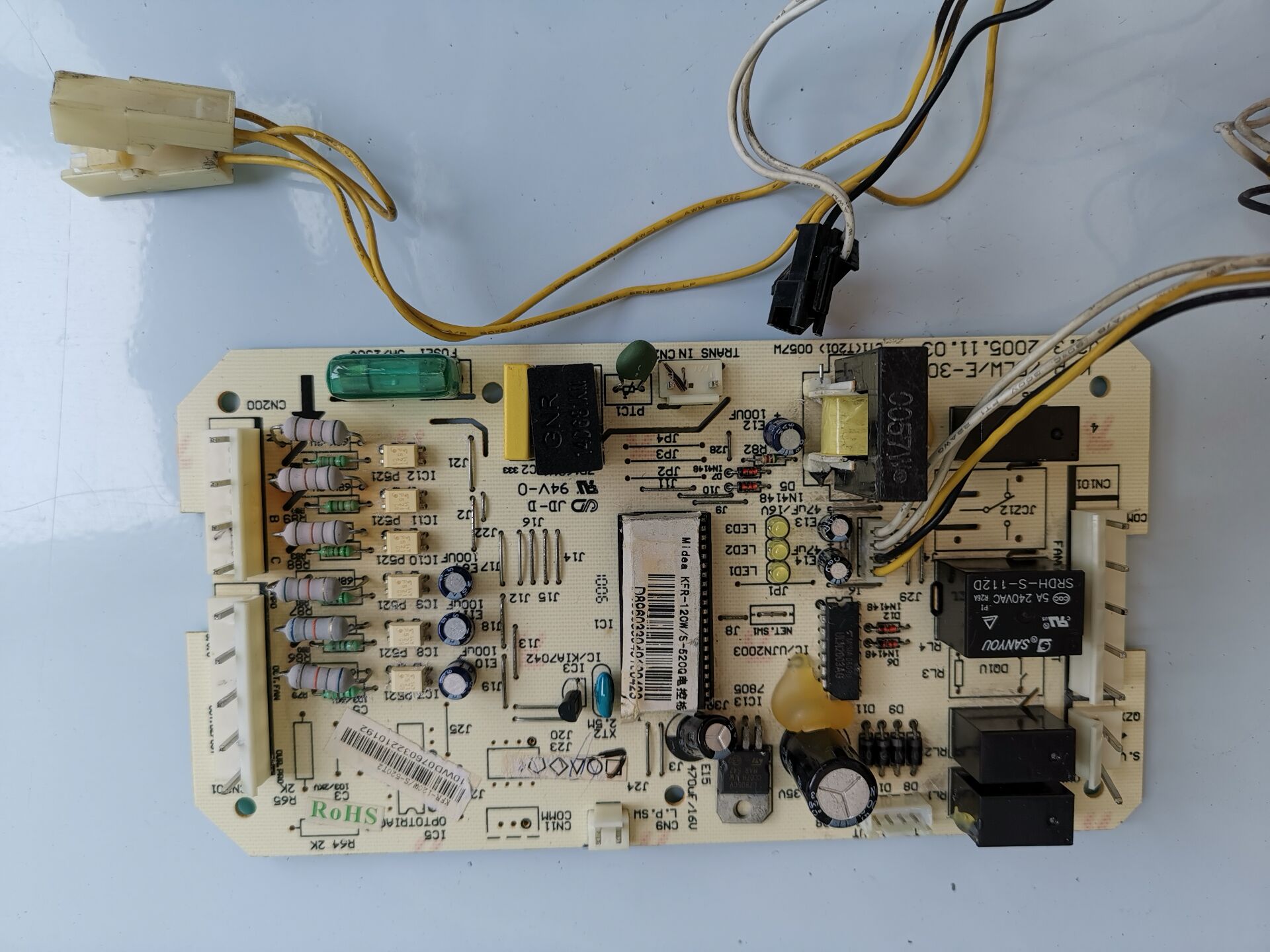 原装美的空调外板5P匹风管机天花机外机板KFR-120W/S-511Q主板