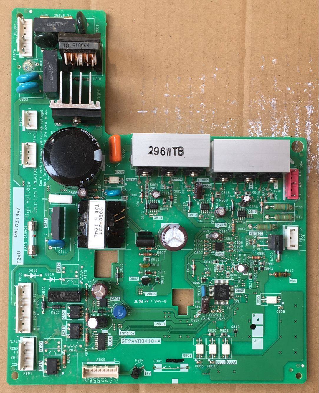 东芝变频冰箱bcd-296wtb主板 gf2av80410-a 电脑板 gf2av81510-a