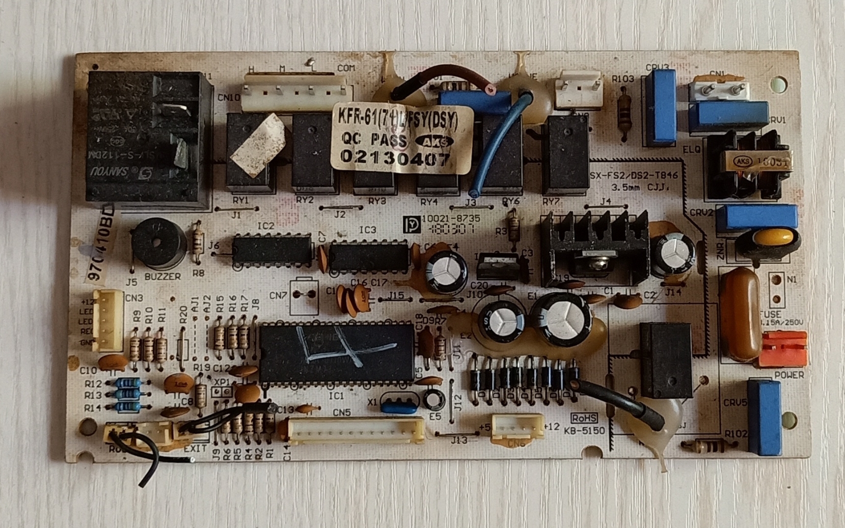 原装 奥克斯KFR-61(71)L/FSY(DSY)空调 SX-FS2/DS2-T846 电脑板