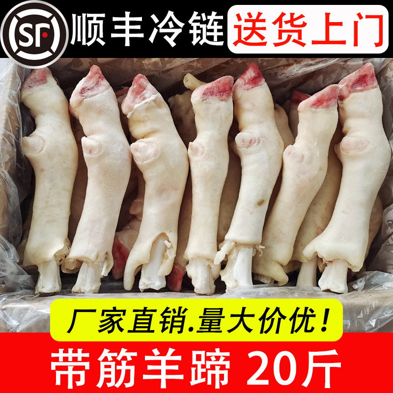 新鲜冷冻羊蹄 带筋羊蹄 羊蹄子 20斤 饭店卤菜专用食材,水产肉类/新鲜蔬果/熟食,生羊肉,淘宝优惠券,粉丝福利购,淘宝优惠卷