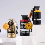 Креативная металлическая ветрозащитная зажигалка, декор из смолы