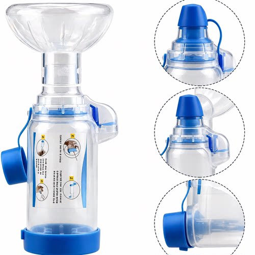 宠物使用储雾罐猫储雾罐口鼻气雾剂雾化辅舒酮筒式吸入瓶硅胶面罩