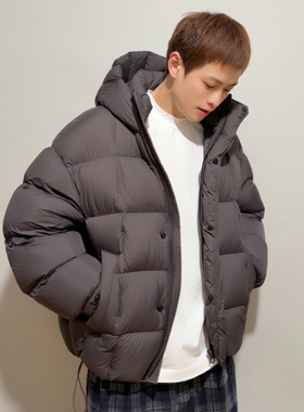 FPASCA冬2025新款连帽羽绒服潮流加厚保暖美式高街情侣面包服外套