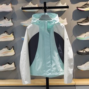 李宁运动风衣女子2026春季新品防泼水抗静电宽松连帽外套AFDW114