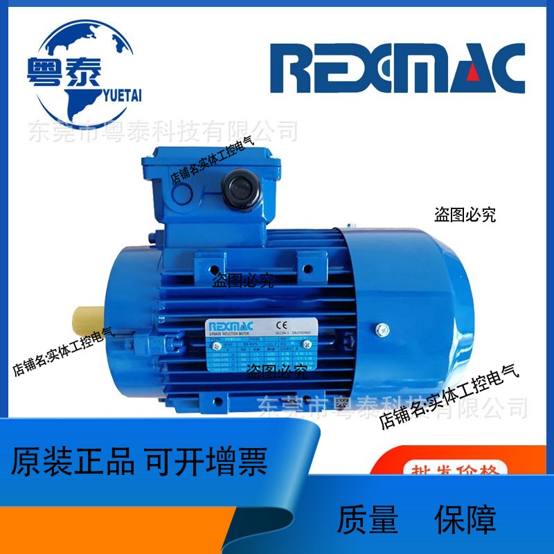 台湾REXMAC电机RJ RA63/RA71/RA80B4-NL/RA90/RA100/RA132刹