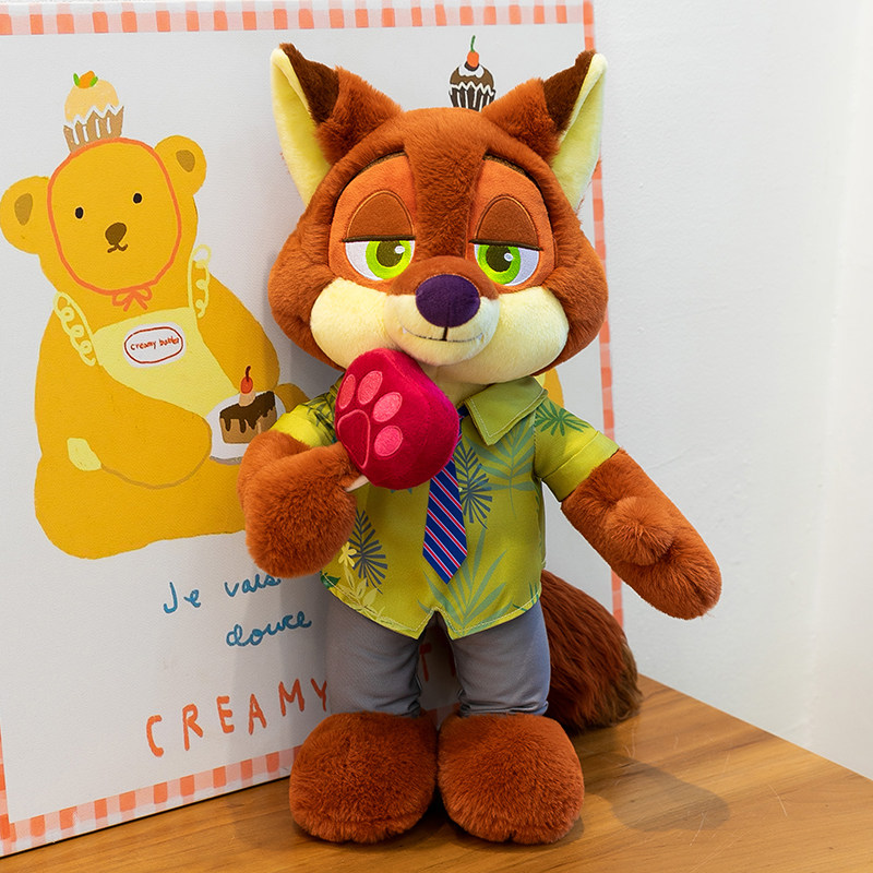 Disney迪士尼疯狂动物城狐狸尼克公仔毛绒玩具布娃娃玩偶儿童礼物,玩具/童车/益智/积木/模型,毛绒/玩偶/公仔/布艺类玩具,淘宝优惠券,粉丝福利购,淘宝优惠卷