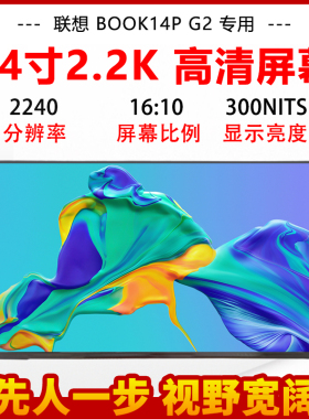 联想ThinkBook14P G2 ACH笔记本液晶屏幕NV140DRM-N62 M140NWHER1