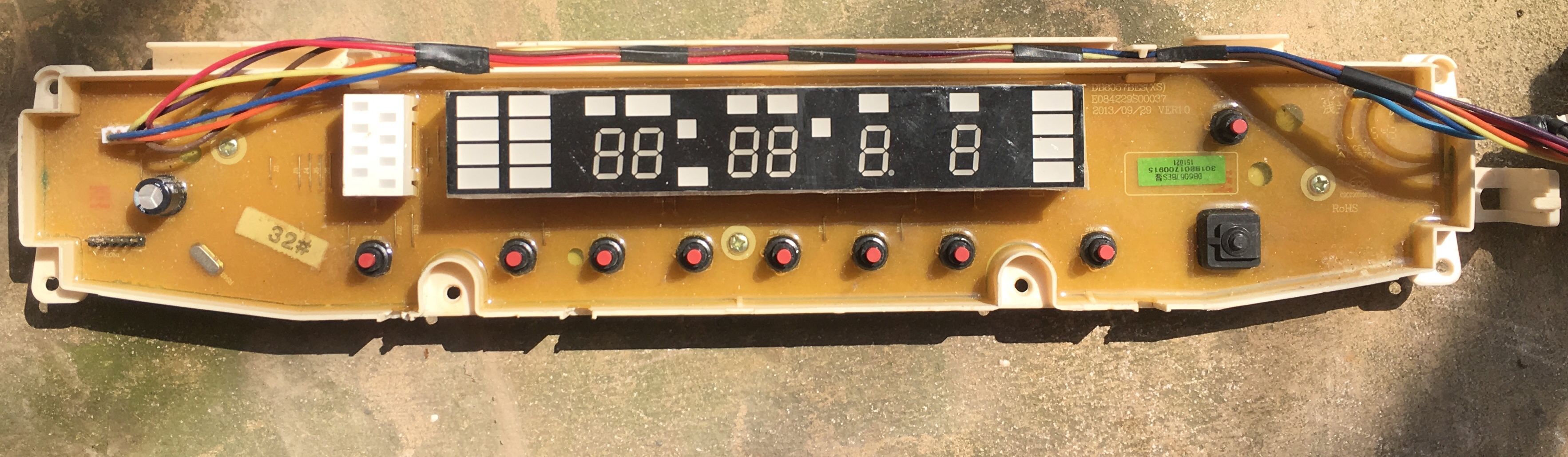 三洋洗衣机电脑板DB6057BES按键板DB7557US/N配件DB7557USN控制板