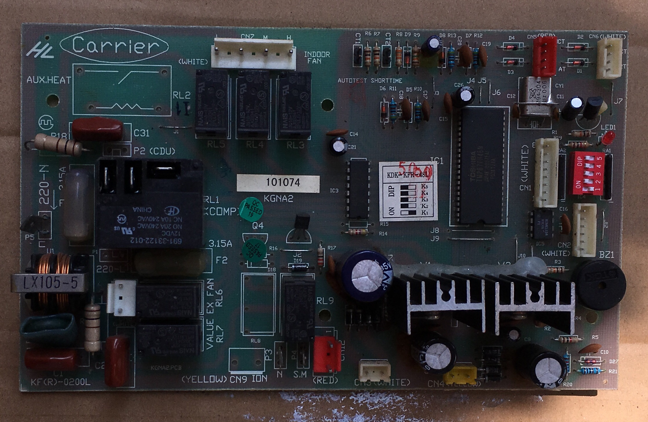 开利空调 电脑板 kdk-kfr-48l kf(r)-0200l 主板