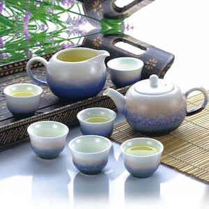 活瓷杯圆融紫釉套装现货茶具