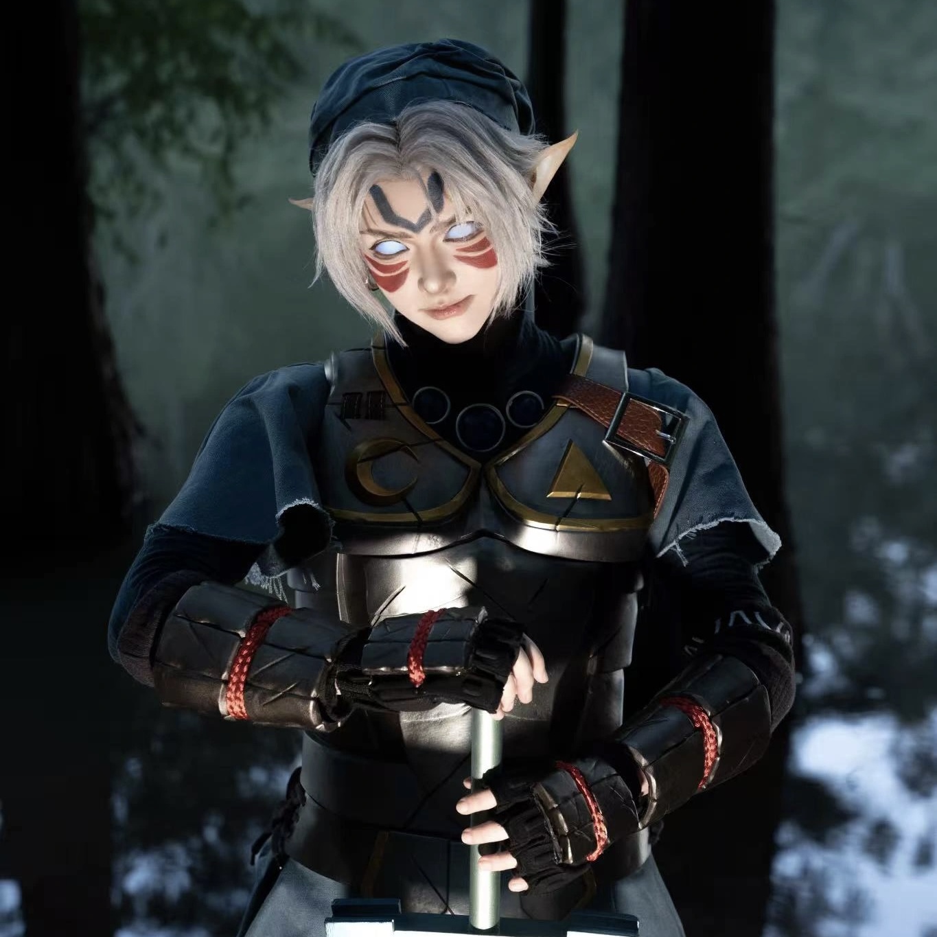 塞尔达传说王国之泪旷野之息鬼神套全套软胶全铠包含服装cosplay