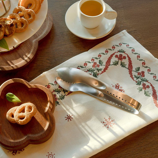 直邮日本进口具良治不锈钢夹子global夹子面包夹饼干夹烤肉夹gs64