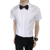 714-9340P40控59/2025短袖工作服衬衫修身ktv伴郎服衬衣法式礼服，男装T恤，星座714(原C313)
