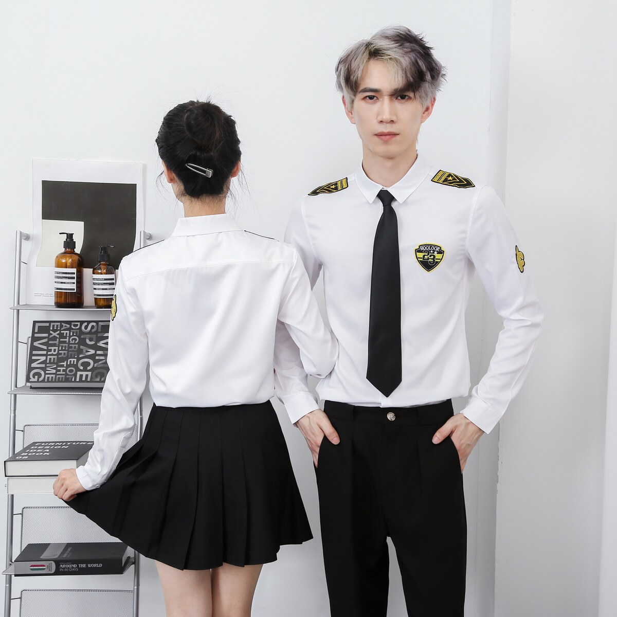 714-D516P45控69/2025春季新款衬衫空少ktv演出服礼服美容美发店,男装衬衫,星座714(原C313)