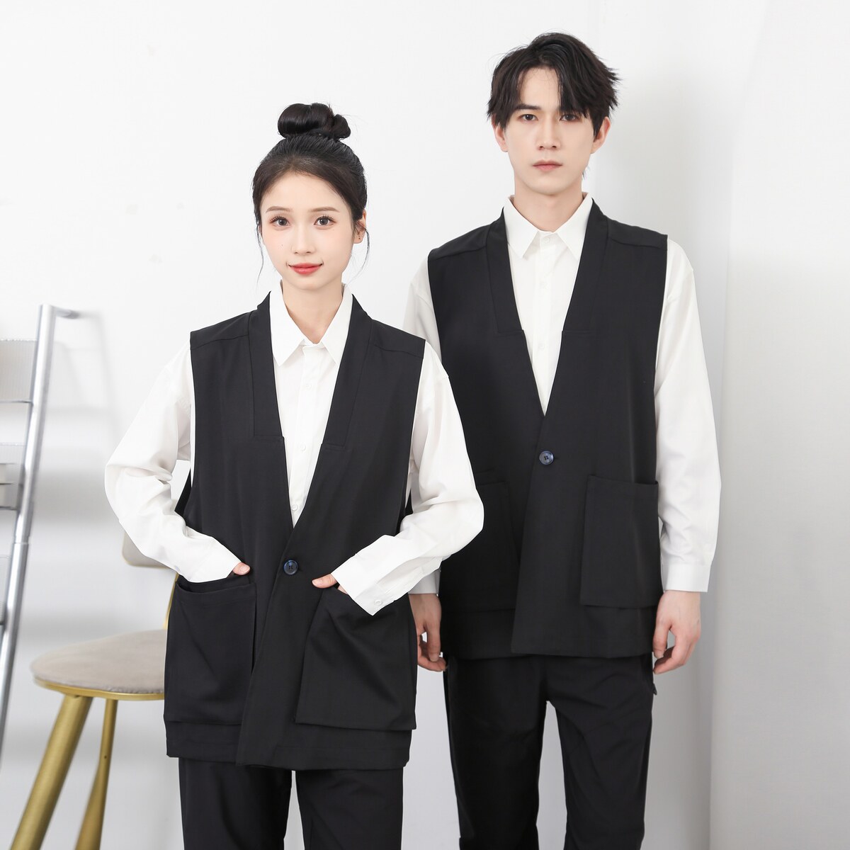714-M3098P48控69/2025秋季马甲户外工装理发店摄影师四季工作服,男装背心/马甲,星座714(原C313)