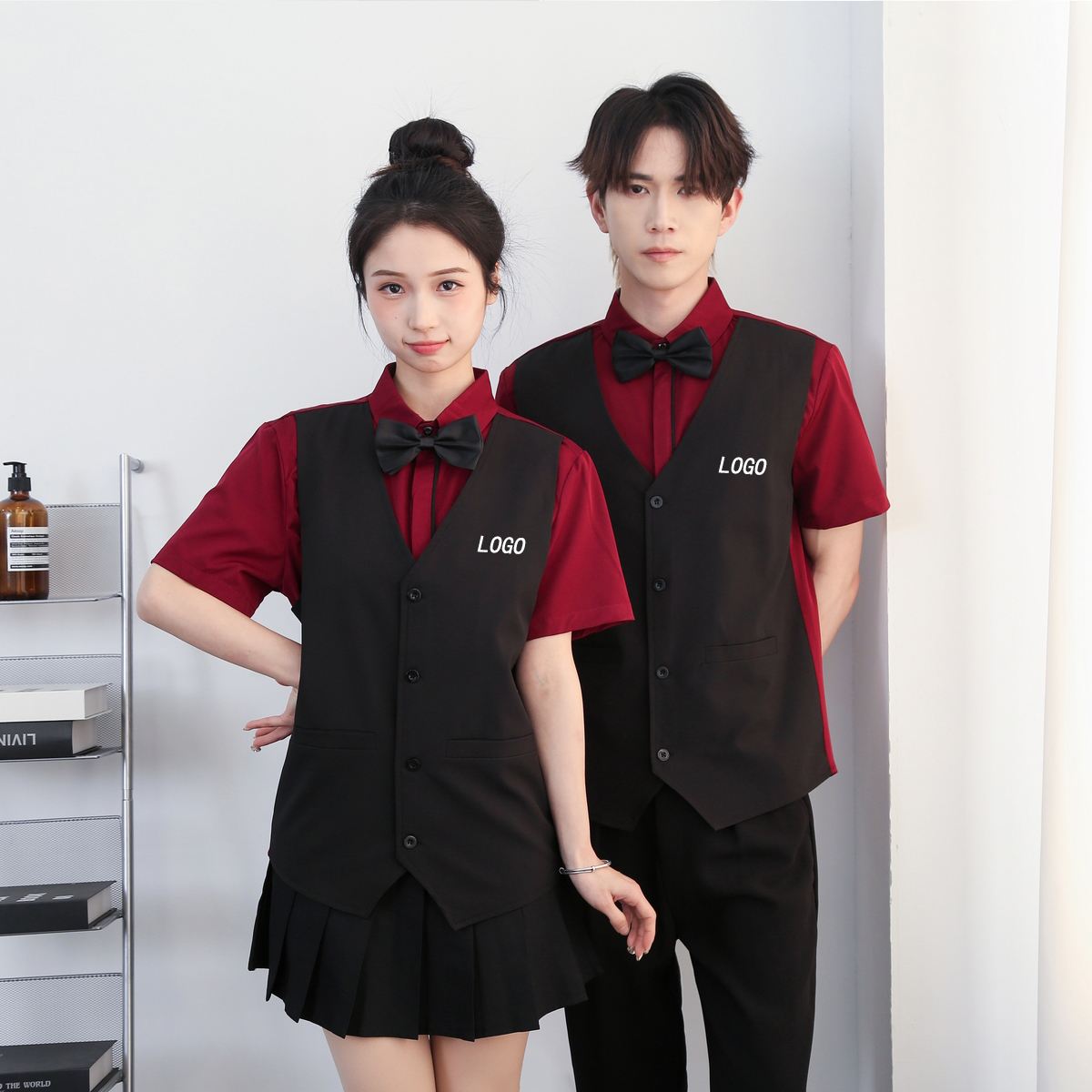 714-H3083P55控79/2025夏季短袖衬衫台球城工作服衬衫假两件制服，男装T恤，星座714(原C313)
